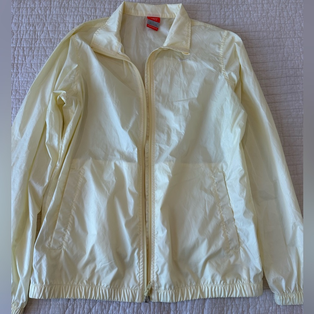 Nike yellow windbreaker